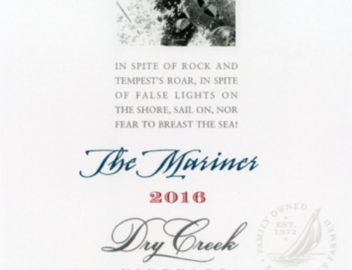 [Wine Review 🍷] The Mariner 2016 Meritage Dry Creek Vineyard